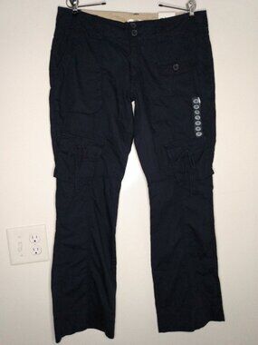 Austin Clothing Co Academy Women's Sz 12 Navy Blue Pants Modern Fit Cargo NEW
